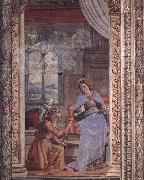 Domenico Ghirlandaio Annunciation oil painting reproduction